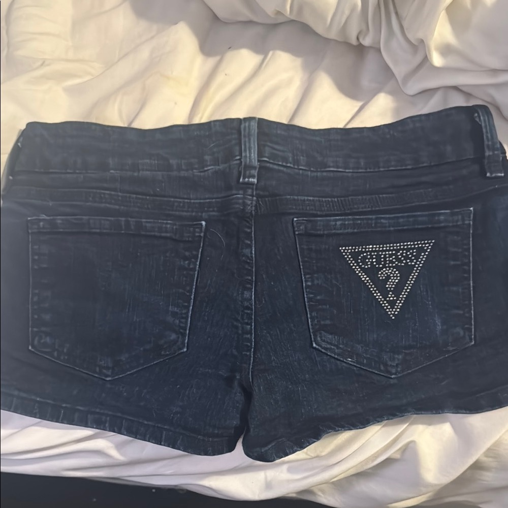 Guess Blue Jean Shorts with Classic Design